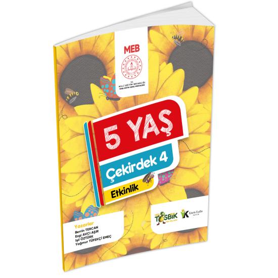 5 Yaş Okul Öncesi MEB Etkinlik Kitabı Çekirdek 4 Eğlenceli ve Öğretici Aktiviteler (A4 Renkli)