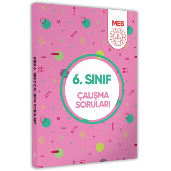 2025 6.Sınıf MEB Tüm Dersler Çalışma Soruları Soru Bankası (Renkli Baskı A4 Boyut)