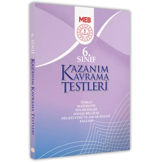 2025 6.Sınıf MEB Tüm Dersler Kazanım Kavrama Testleri KKT Yaprak Test Kitabı BASKI ÜCRETİ