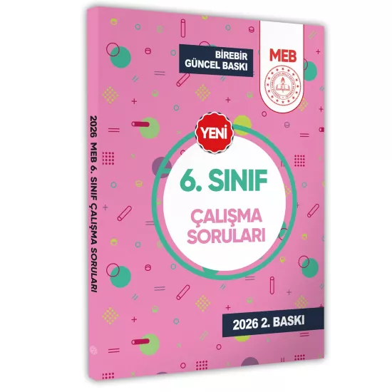 2026 6.Sınıf MEB Tüm Dersler Çalışma Soruları Soru Bankası (Renkli Baskı A4 Boyut) BASKI ÜCRETİ