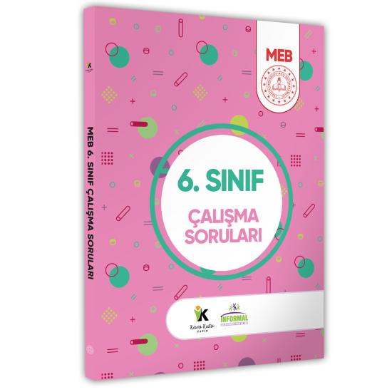 2025 6.Sınıf MEB Tüm Dersler Çalışma Soruları Soru Bankası (Renkli Baskı A4 Boyut)