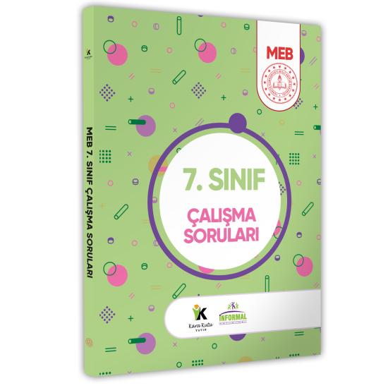 2025 7.Sınıf MEB Tüm Dersler Çalışma Soruları Soru Bankası (Renkli Baskı A4 Boyut)