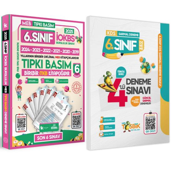 2025 6.Sınıf YENİ SİSTEM İOKBS BURSLULUK Tıpkı Basım ve Sarmal Deneme Seti Türkiye Geneli D. Çözümlü