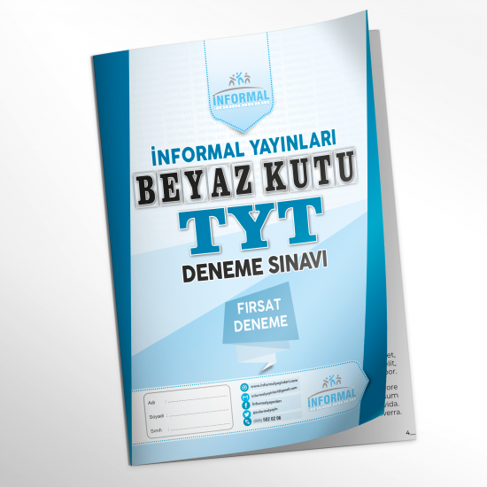 YKS-TYT Beyaz Kutu Deneme Serisi FIRSAT ÜRÜNÜ Türkiye Geneli Dijital Çözümlü Kitapçık (OPTİK EKLİ)