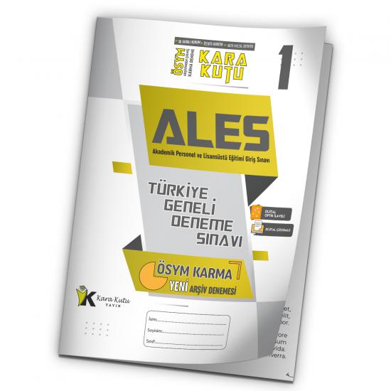 2023 ALES ÖSYM Arşivi Karma Kara Kutu Çıkmış Soru Türkiye Geneli D. Çözümlü Deneme 10/1.Kitapçık