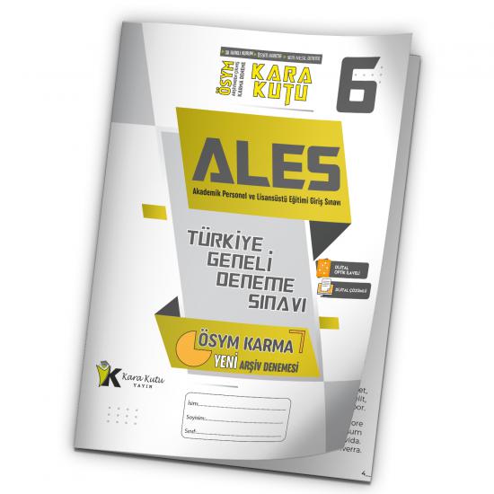 2023 ALES ÖSYM Arşivi Karma Kara Kutu Çıkmış Soru Türkiye Geneli D. Çözümlü Deneme 10/6.Kitapçık