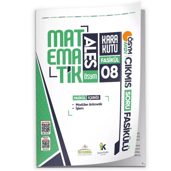 2026 ALES Matematik Kara Kutu Akademik 8.Fasikül ÖSYM Çıkmış Soru İşlem ve Modüler Aritmetik Set