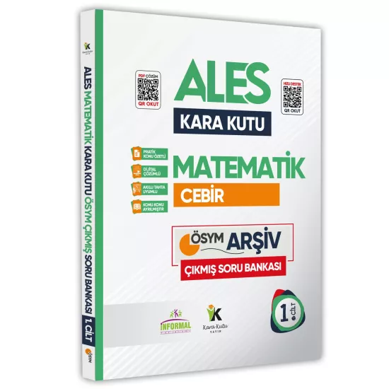 ALES Matematik 1.-2.Cilt ve Geometrinin Kara Kutusu Konu Özetli D.Çözümlü Soru Bankası Altın Set