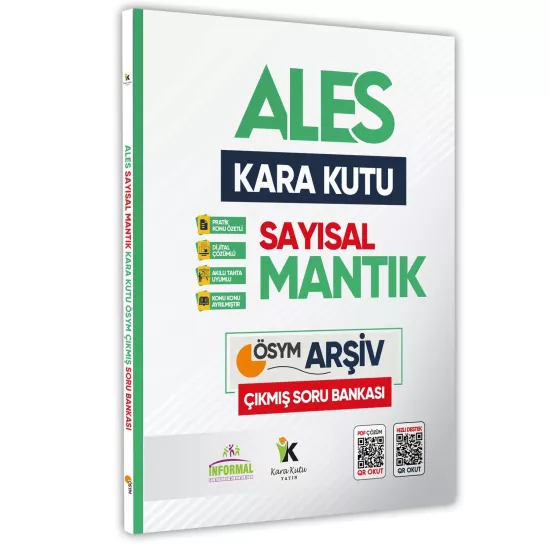 ALES SAYISAL MANTIK Kara Kutu Konu Özetli Dijital Çözümlü ÖSYM Çıkmış Soru Havuzu Bankası