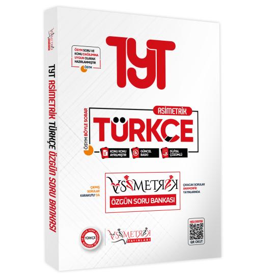 2026 YKS-TYT Yeni Sistem Türkçe TEK KİTAP Asimetrik Soru Bankası Konu Konu Dijital Çözümlü