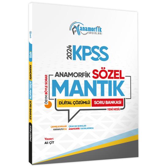 KPSS Anamorfik Sözel Mantık Soru Bankası Yeni Müfredat Dijital Çözümlü