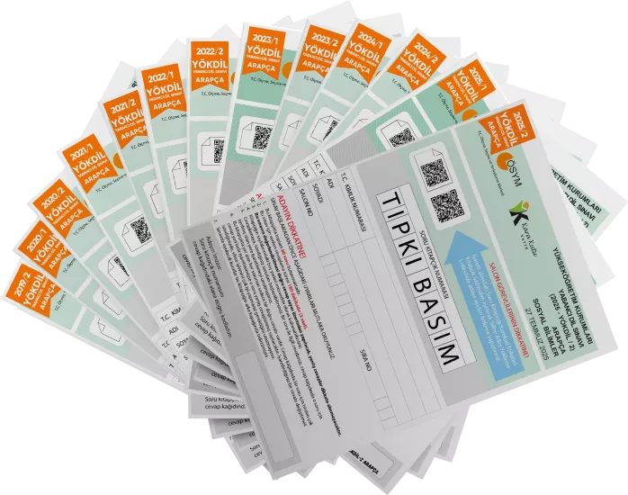 2026 YÖKDİL Arapça SOSYAL BİLİMLER ÖSYM Çıkmış Soru Tıpkı Basım 13lü Deneme Paketi Türkiye Geneli