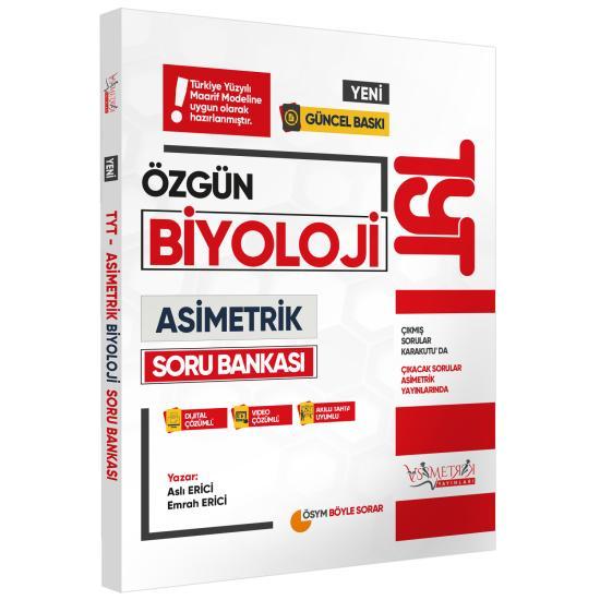 2026 YKS-TYT Asimetrik BİYOLOJİ Özgün Soru Bankası Yeni Nesil Dijital Çözümlü Asimetrik Yayınları