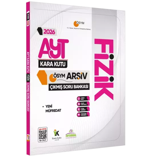 2026 YKS-AYT FİZİK Kara Kutu ÖSYM Çıkmış Soru Havuzu Bankası Konu Özetli Dijital Çözümlü
