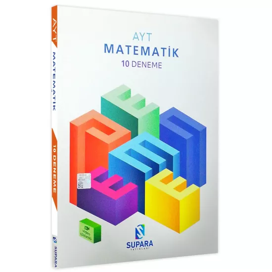 YKS-AYT Matematik Supara Yayınları ÖSYM Tarzı Sorulara Hazırlık 10lu Deneme Kitapçığı