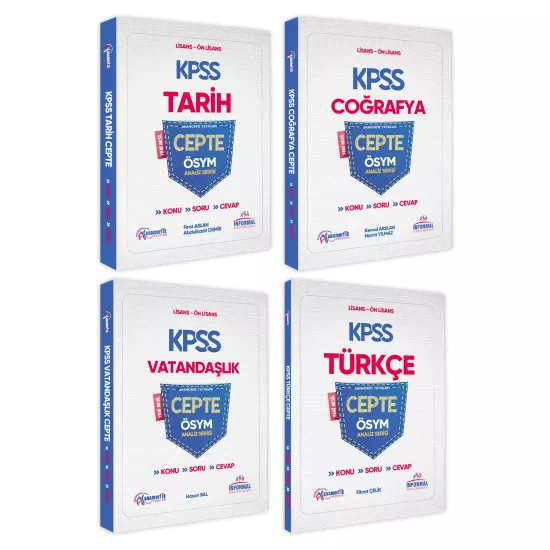 2026 KPSS CEP SET PAKET-KONU-SORU-CEVAP ÖSYM ANALİZ SERİSİ