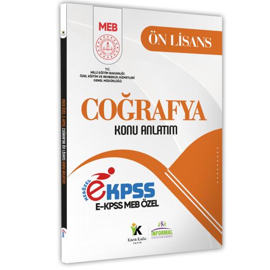 2026 MEB Özel EKPSS Ön Lisans-Ortaöğretim COĞRAFYA Konu Anlatımı Kitabı(A4 Büyük Boyut Renkli Baskı)