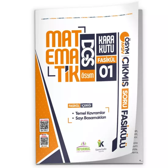 2026 DGS Matematik Kara Kutu 1.Fasikül ÖSYM Çıkmış Soru Temel Kavramlar Sayı Basamakları ModülerSet