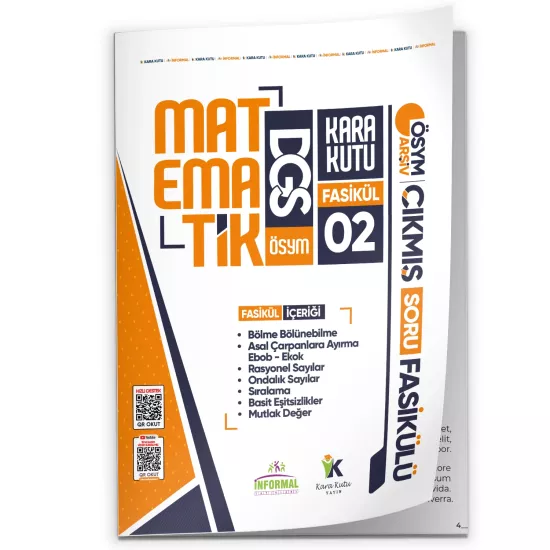 2026 DGS Matematik Kara Kutu 2.Fasikül ÖSYM Çıkmış Soru BÖLME BÖLÜNEBİLME MUTLAK DEĞER Modüler Set