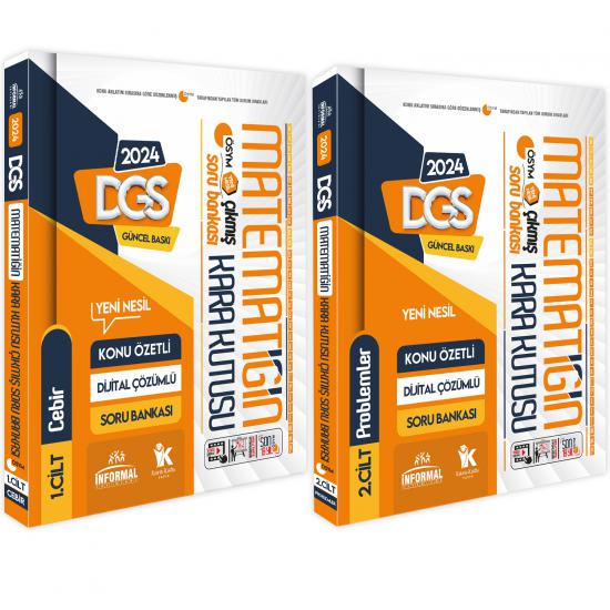 DGS Matematik Kara Kutu 1.ve 2.Cilt Konu Özetli D.Çözümlü ÖSYM Soru Bankası SET PAKET