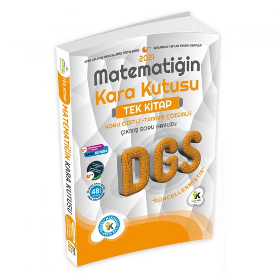 2021 DGS Matematiğin Kara Kutusu Tek Kitap Konu Özetli Dijital Çözümlü Çıkmış Soru Bankası