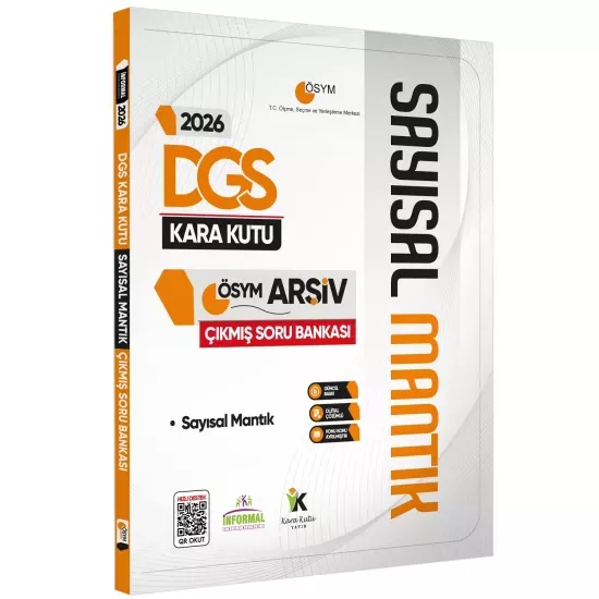 2026 DGS Kara Kutu Sayısal ve Sözel Mantık Set ÖSYM Çıkmış Soru Bankası Konu Özetli Dijital Çözümlü
