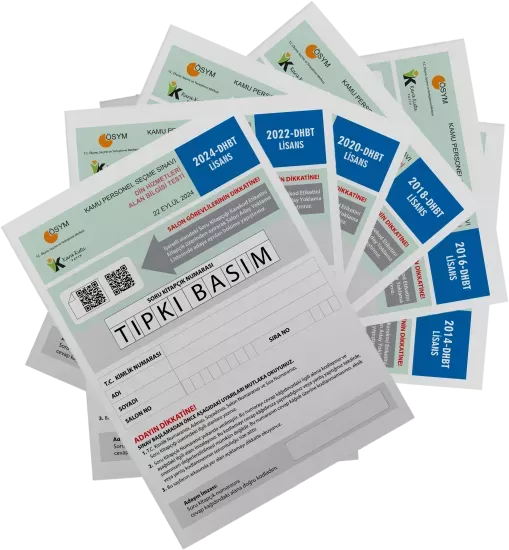 2026 KPSS-DHBT Lisans ÖSYM Çıkmış Soru Tıpkı Basım 6’lı Kitapçık Türkiye Geneli Deneme Paketi