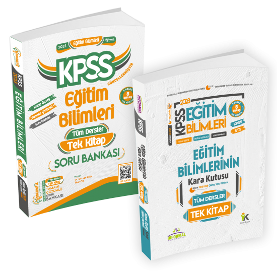 2023 KPSS Eğitim Bilimleri KARAKUTU TEK KİTAP ve ANAMORFİK TEK KİTAP Tamamı Çözümlü Soru Bankaları