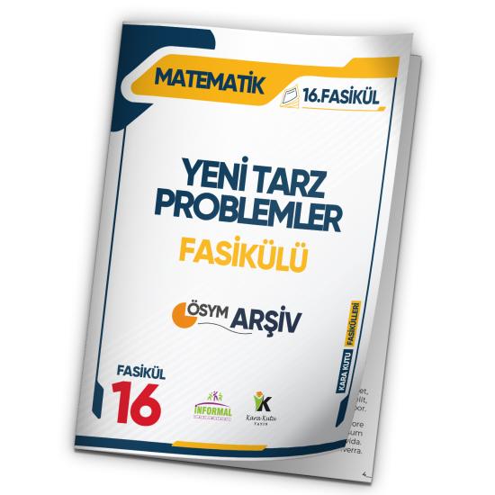 2025 KPSS Matematik Yeni Tarz Problemler ÖSYM Çıkmış Soru Bankası Modüler Set Çözümlü 16.Fasikülü