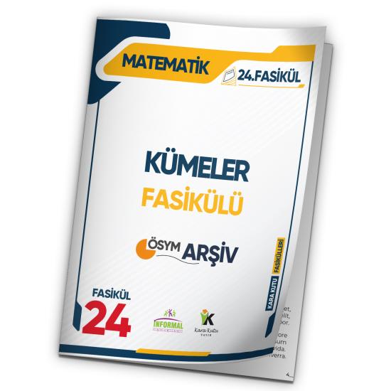 2025 KPSS Matematik Kümeler ÖSYM Çıkmış Soru Bankası Modüler Set Çözümlü 24.Fasikülü