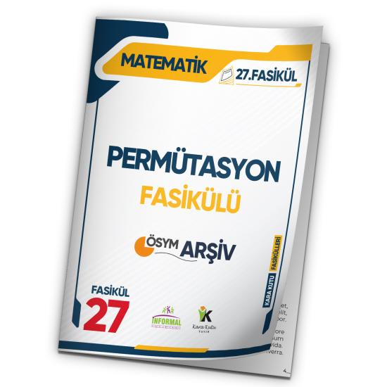 2025 MEB AGS Matematik Permütasyon ÖSYM Çıkmış Soru Bankası Modüler Set Çözümlü 27.Fasikülü