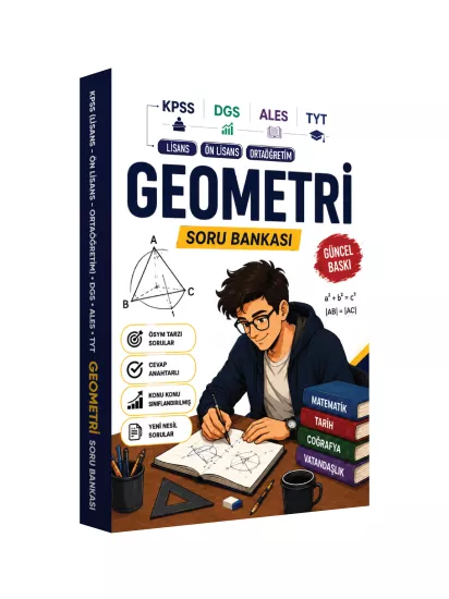 GEOMETRİ Anamorfik Soru Bankası KPSS-DGS-ALES-TYT ÖSYM Tarzı Yeni Nesil Çözümlü Sorular GÜNCEL BASKI