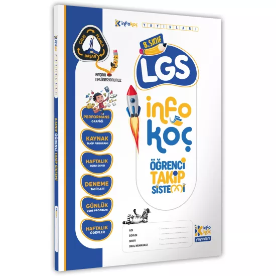 İnformal Yayınları LGS- BURSLULUK  İnfo Koç Öğrenci Takip Sistemi A4