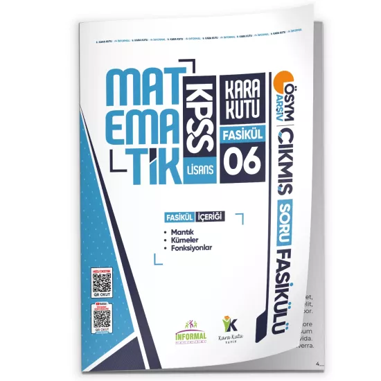 2026 KPSS Matematik Kara Kutu 6.Fasikül ÖSYM Çıkmış Soru MANTIK-KÜMELER-FONKSİYONLAR Modüler Set