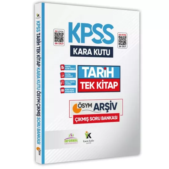 KPSS Kara Kutu Genel Kültür Altın Set Konu Özetli Dijital Çözümlü Soru Bankası