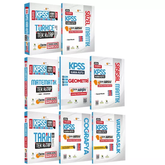 2026 KPSS Önlisans GY-GK TEKLİ Kitap EKONOMİK Set ÖSYM Kara Kutu Çıkmış Soru Bankası Konu Özetli Çözümlü
