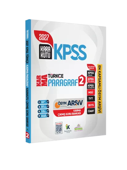 2027 KPSS Türkçenin Kara Kutusu PARAGRAF 2 KARMA ÖSYM Çıkmış Soru Bankası Konu Özetli Çözümlü