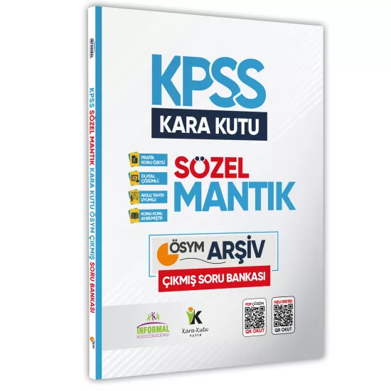 KPSS Sözel Mantık Kara Kutu Konu Özetli Dijital Çözümlü ÖSYM Çıkmış Soru Havuzu Bankası