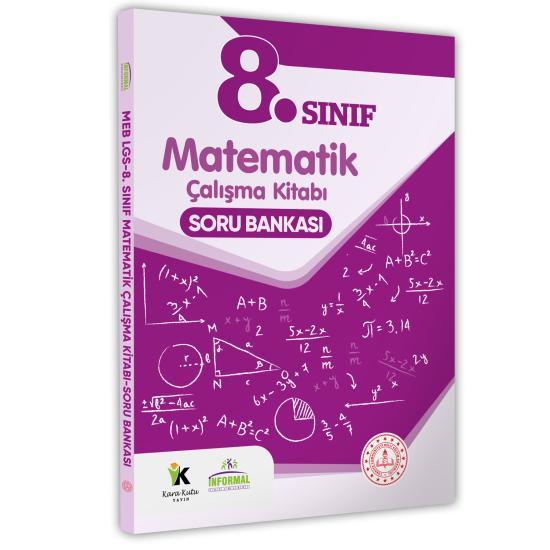 2025 8.Sınıf LGS Matematik MEB Çalışma Kitabı Soru Bankası (Renkli Baskı A4 Boyutlu)