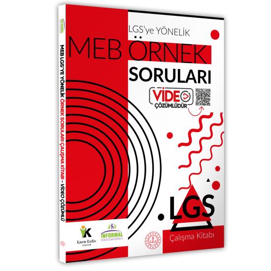 8.Sınıf LGS’ye Yönelik MEB Örnek Soruları Sayısal-Sözel Tamamı Video Çözümlü (Renkli A4 Boyutlu)