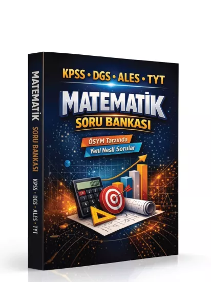 Asimetrik Yayınları KPSS-DGS-ALES-TYT Matematik Soru Bankası(ÖSYM Tarzında Yeni Nesil Sorular)