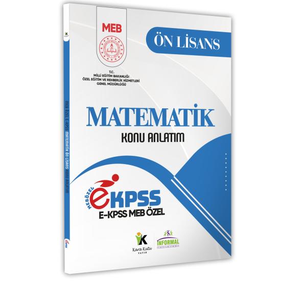 2026 MEB Özel EKPSS Ön Lisans-Ortaöğretim MATEMATİK Konu Anlatım Kitabı(A4 Büyük Boyut Renkli Baskı)