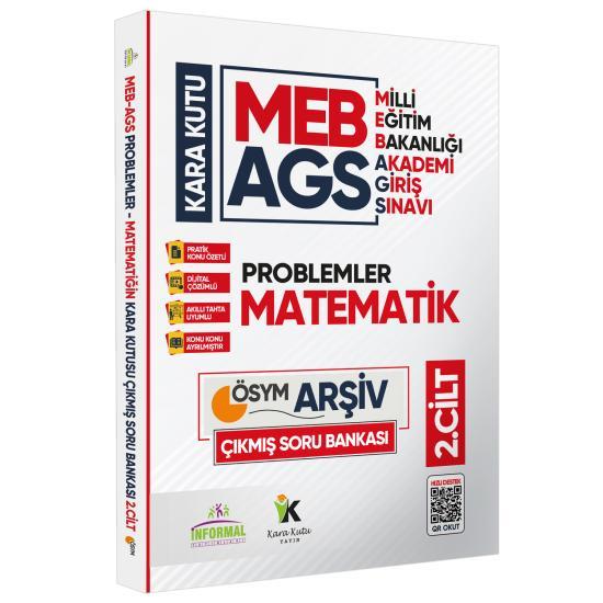 MEB AGS Matematik Kara Kutu 2.Cilt En Kapsamlı ÖSYM Çıkmış Soru Bankası Konu Özetli Dijital Çözümlü