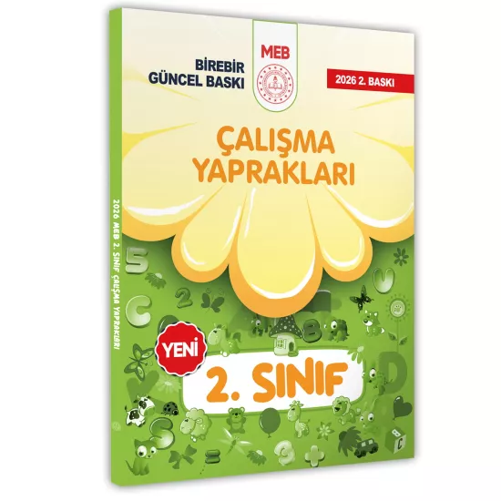 2026 MEB İlkokul 2.Sınıf Çalışma Yaprakları TÜM DERSLER Etkinlikli Eğlenceli S. Bankası BASKI ÜCRETİ
