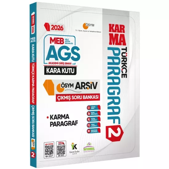 2026 MEB AGS Türkçenin Kara Kutusu PARAGRAF 2 KARMA ÖSYM Çıkmış Soru Bankası Konu Özetli Çözümlü