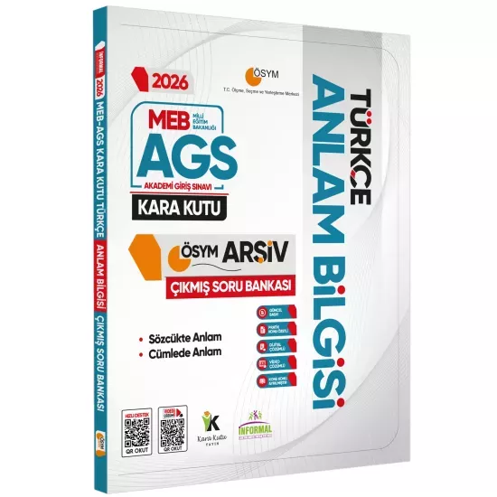 2026 MEB-AGS Türkçenin Kara Kutusu ANLAM BİLGİSİ (Sözcük-Cümle) ÖSYM Çıkmış Çözümlü Soru Bankası