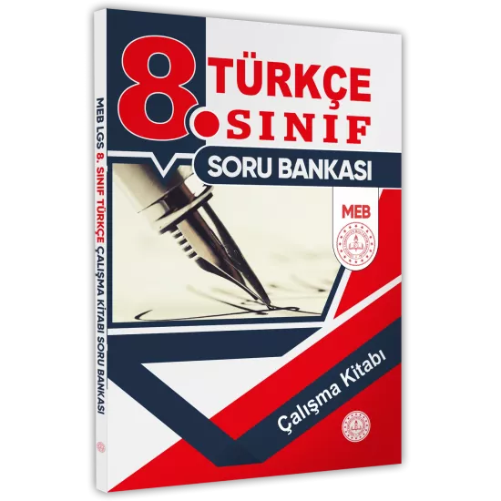 2025 8.Sınıf LGS Türkçe MEB Çalışma Kitabı Soru Bankası (Renkli Baskı A4 Boyutlu) BASKI ÜCRETİ