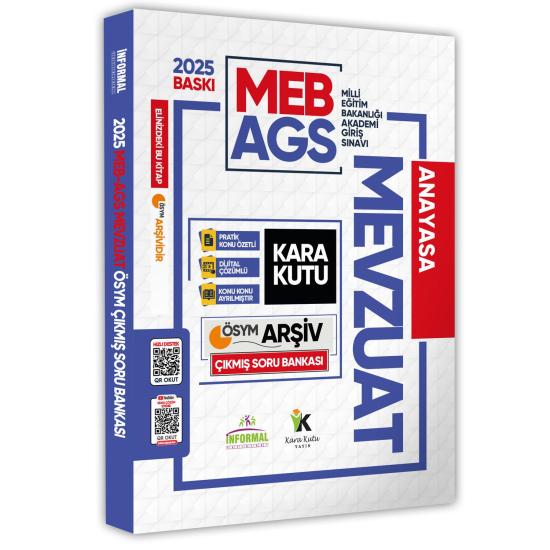 2025 MEB-AGS MEVZUAT Kara Kutu ÖSYM Çıkmış Soru Havuzu Bankası Konu Özetli Video/PDF Çözümlü