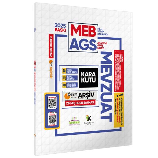 2025 MEB-AGS MEVZUAT Kara Kutu ÖSYM Çıkmış Soru Havuzu Bankası Konu Özetli Dijital Çözümlü