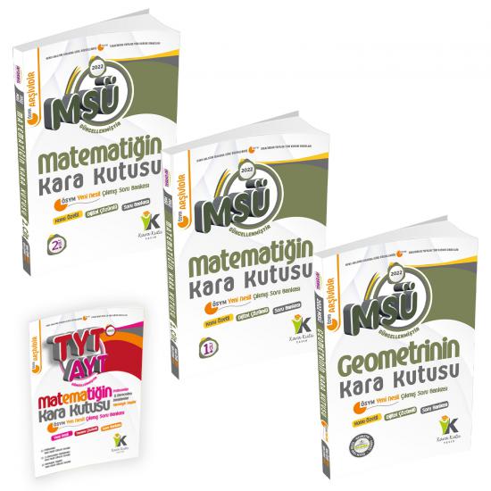 MSÜ Matematik 1.-2.Cilt ve Geometrinin Kara Kutusu Konu Özetli Dijital Çözümlü Soru Bankası Altın Paket Seti